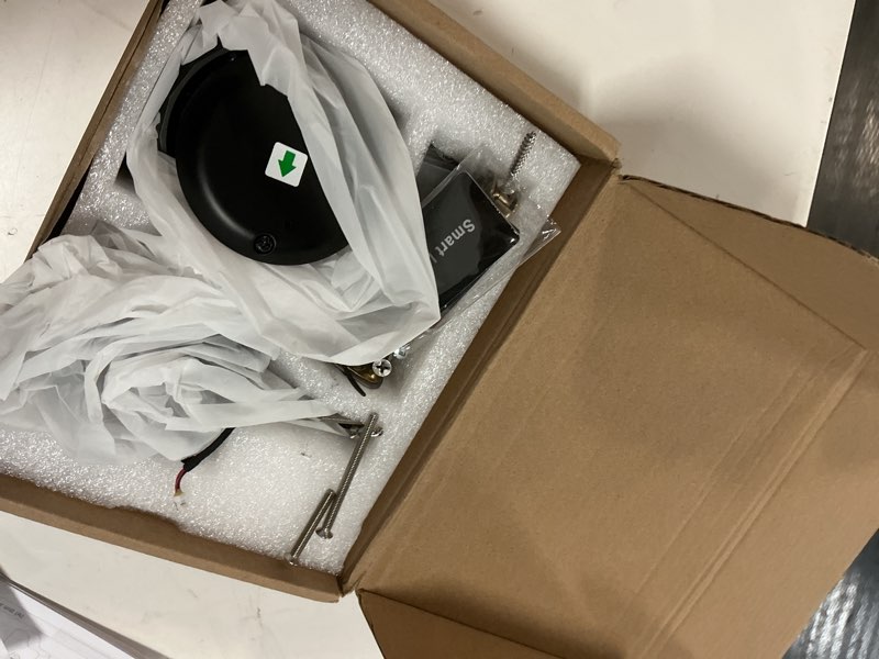 Condition photo showing Good Condition for smart door knob fingerprint door lock with keypad, keyless entry deadbolt for front door, smart auto lock deadbolt with phone/watch app control, biometric fingerprint gate knob with 6 ways to unlock