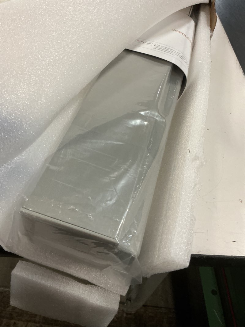 Condition photo showing Good Condition for cordless zebra pull down blinds for windows blackout, free-stop window blinds,dual layer light control for day and night,zebra shades for home and office, easy to install(gray,34" w x 72 "h) 34"w x 72"h gray