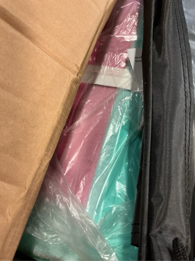 Condition photo showing Good Condition for vofitny all purpose gymnastics mat 6.6/10/13/16/20 ft sturdy inflatable tumble track for home/gym pink/green 10ft*3.3ft*4inches(3m*1m*0.1m)