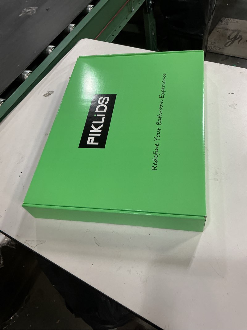 Condition photo showing New/Like New for Toilet Seat, Solid Wood, Rubber Wood, High Gloss Finish, Mahogany Red, PIKLiDS (Elongated)