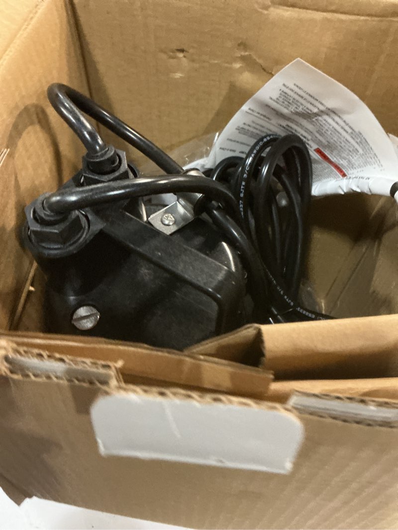 Condition photo showing New/Like New for utilitech 1/2-hp 55-gpm aluminum submersible sump pump