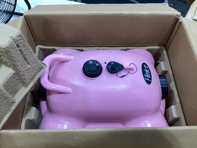 Condition photo showing As Is for cordless robotic pool cleaner,automatic pool vacuum robot for in-ground/above ground pools,150 min runtime, ipx8 waterproof, 2200 sq ft coverage (pink)