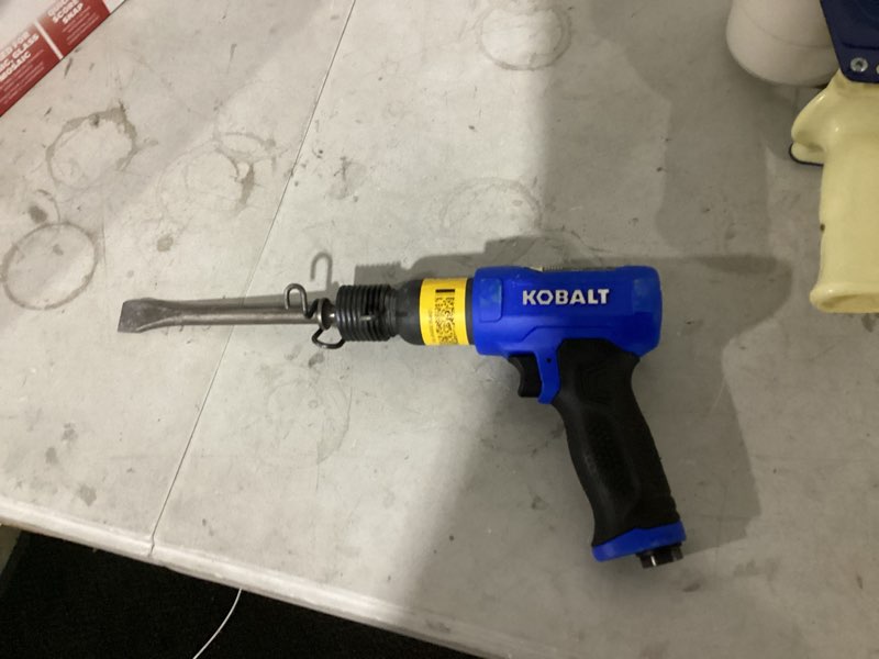 Condition photo showing Good Condition for kobalt air hammer with chisel