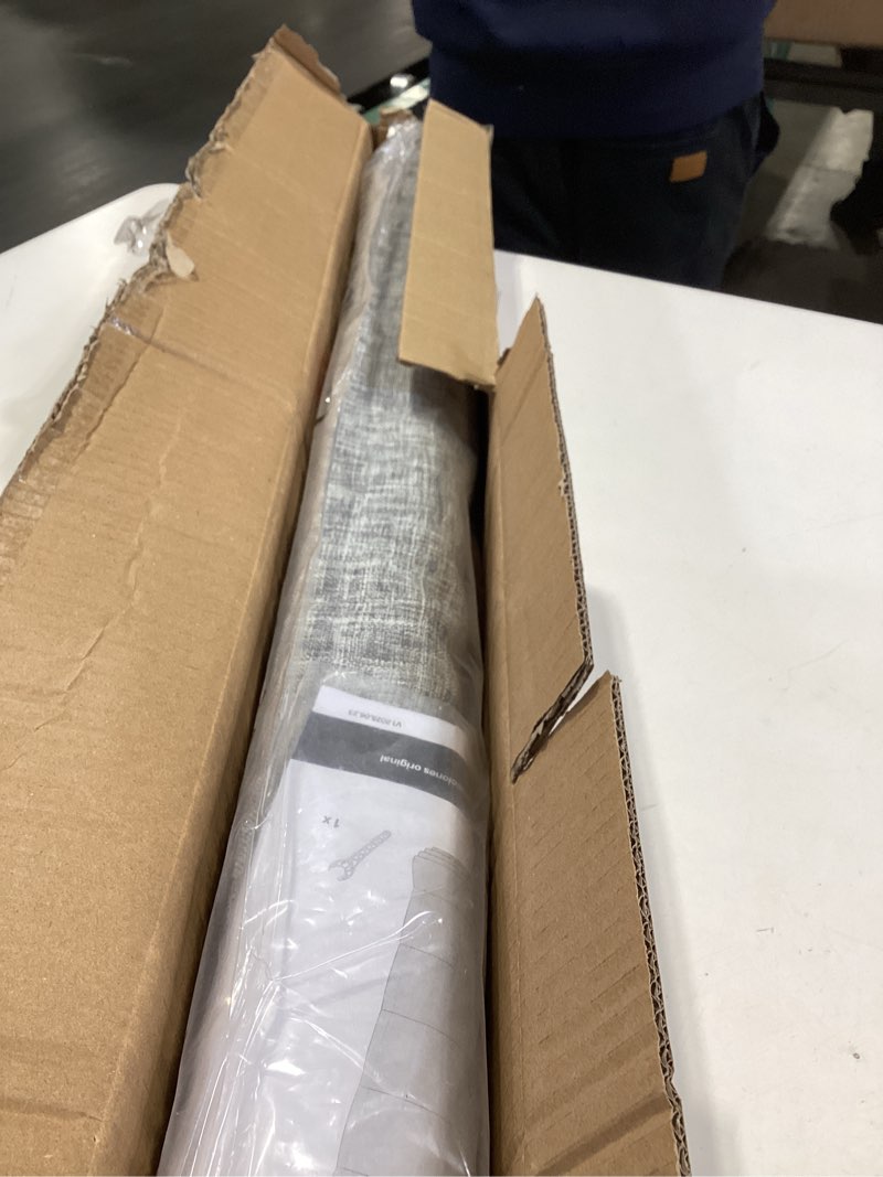 Condition photo showing Good Condition for 100% blackout no tools no drill cordless roman shades for windows, size 35 3/4" w × 60" h (for windows 36" w × 60" h) blackout - grey blackout - grey 36" w × 60" h