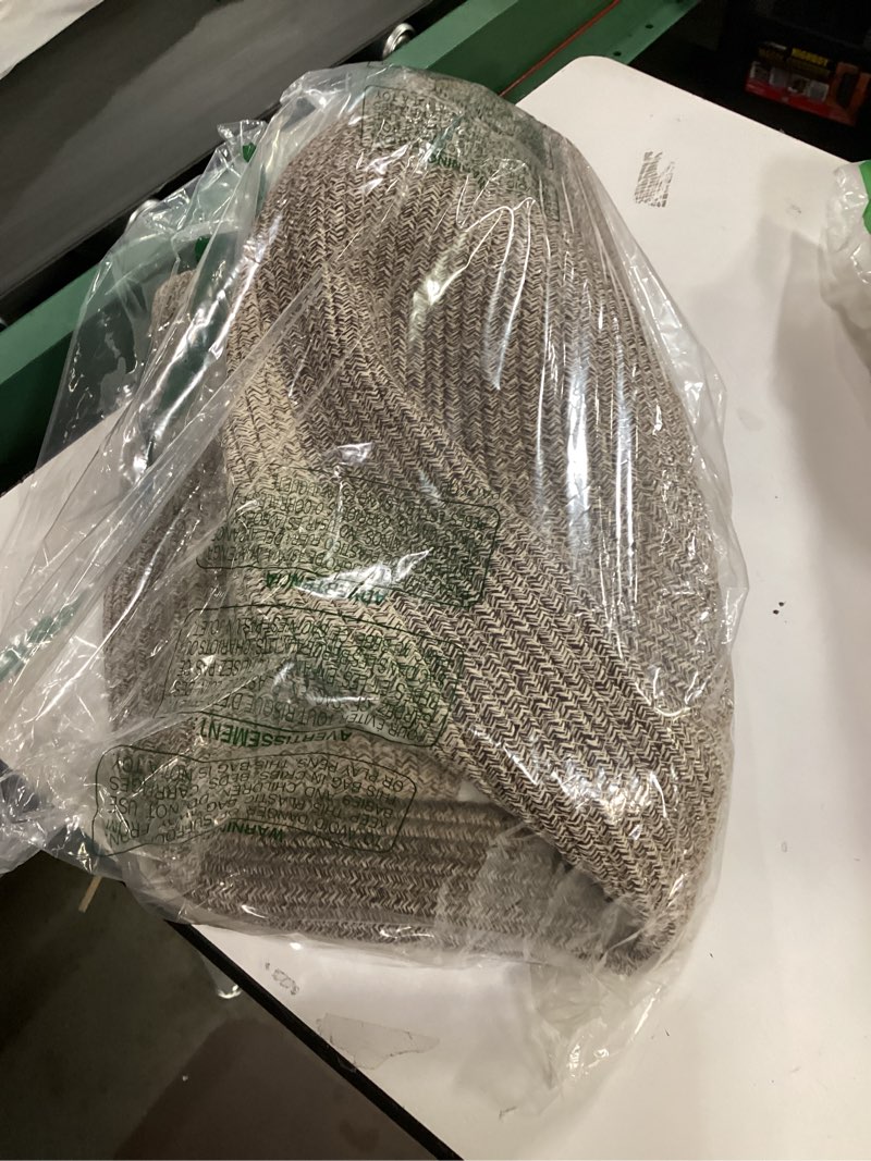 Condition photo showing Good Condition for OIAHOMY 108L Large Cotton Rope Basket, Rectangle Woven Baskets for Storage, Nursery Blanket Storage Living Room, Toy Basket With Handle-25”x16”x16”-Gradient Yellow Gradient Yellow 25”x16”x16”