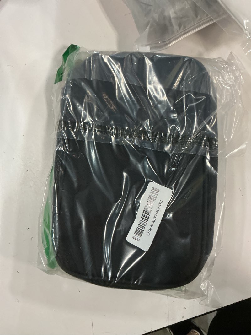 Condition photo showing Good Condition for FYY Electronic Organizer, Large Travel Cable Organizer Bag Pouch Electronic Accessories Carry Case Portable Waterproof Double Layers All-in-One Storage Bag for Cable, Cord, Charger, Phone, Black Large Black