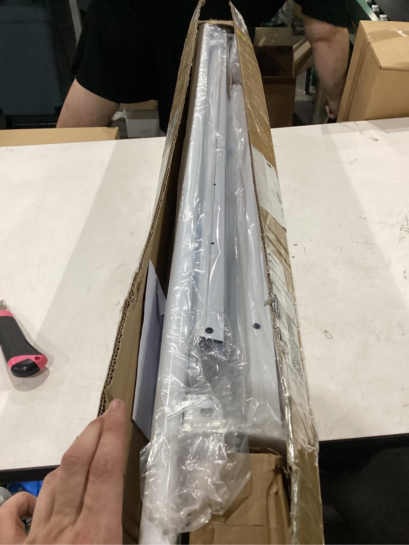 Condition photo showing New/Like New for handrails for outdoor steps,1-4 step stair handrail & indoor stair railing kit?white railings for outdoor steps and hand rails for seniors for porch(4 step - white) white-with balusters 4 step 1