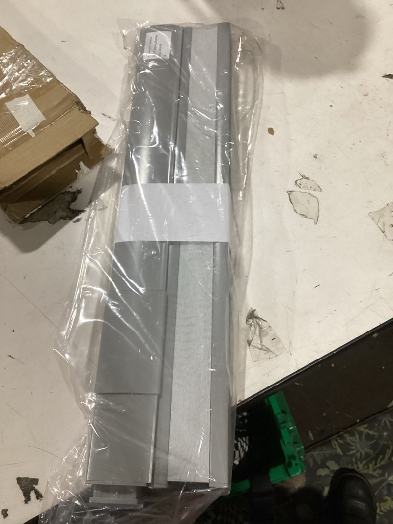 Condition photo showing Good Condition for tonature no drill cellular shades for indoor windows, thermal insulating & noise reducing honeycomb blinds, free stop cordless blackout shades, grey, 22" w x 64" h 22"w x 64"h grey(blackout)