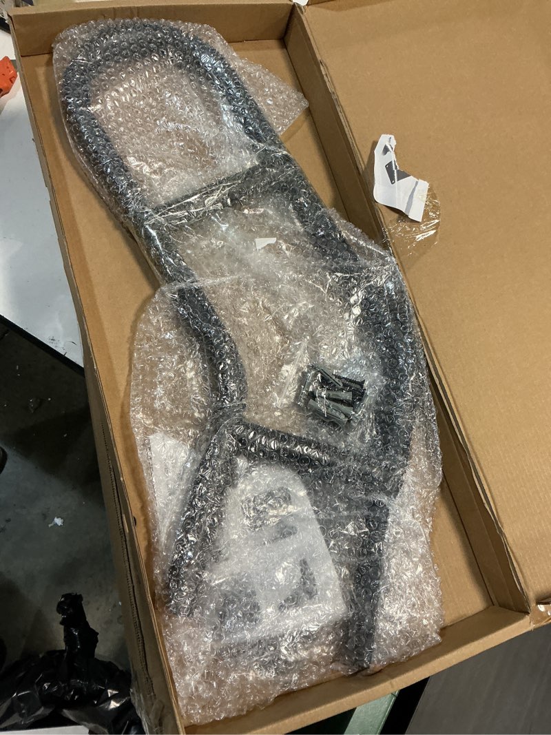 Condition photo showing New/Like New for Handrails for Outdoor Steps,Stair Railing Indoor 1-3 Step?Hand Rails for Elderly, Porch Railing & Deck Hand Rail Wall Mount Stair Hand Grab Bars, U-Shape Safety Handle for Garage, Porch, Garden 1 Pack