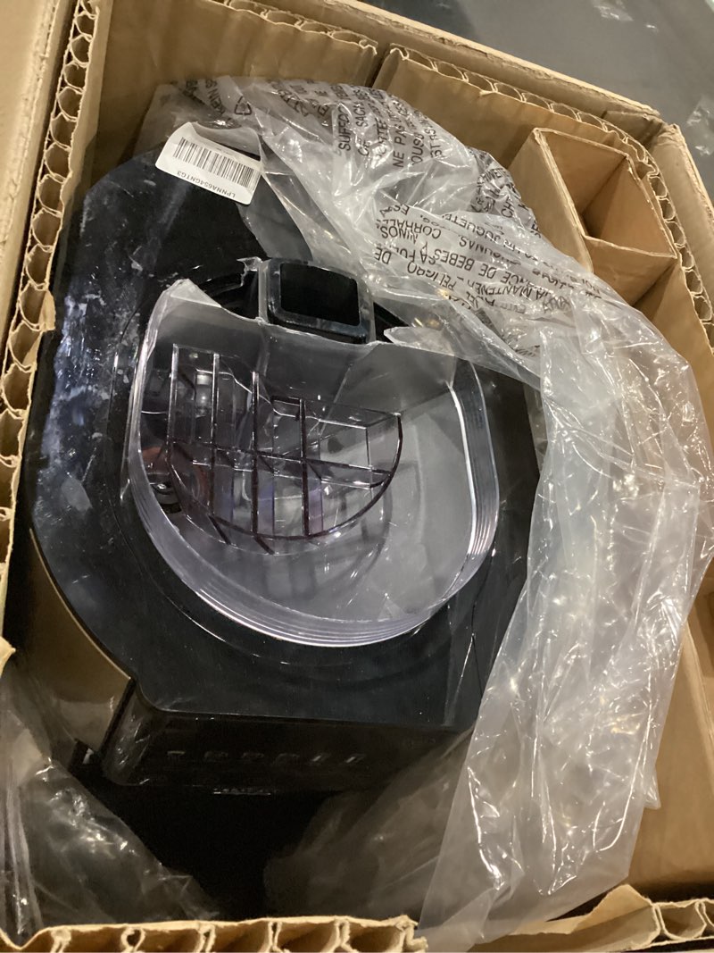 Condition photo showing As Is for de'longhi true brew drip coffee maker, built in grinder, single serve, 8 oz to 24 oz, hot or iced coffee, stainless, cam51025mb