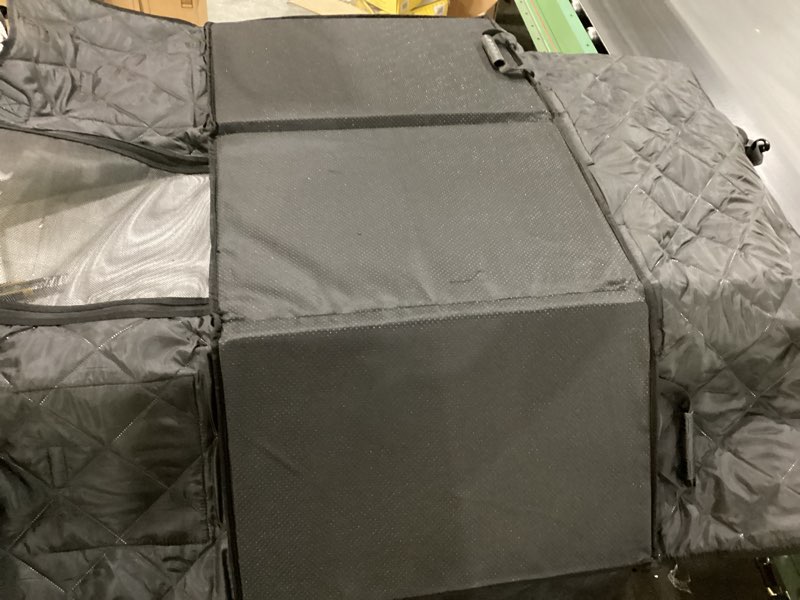 Condition photo showing New/Like New for Back Seat Extender for Dogs-Large Space, Dog Car Seat Cover Hard Bottom Holds 420lbs, Sturdy Backseat Extender for Dogs,Upgraded Material Waterproof Pet Car Bed Dog Hammock for Car, SUV,Truck