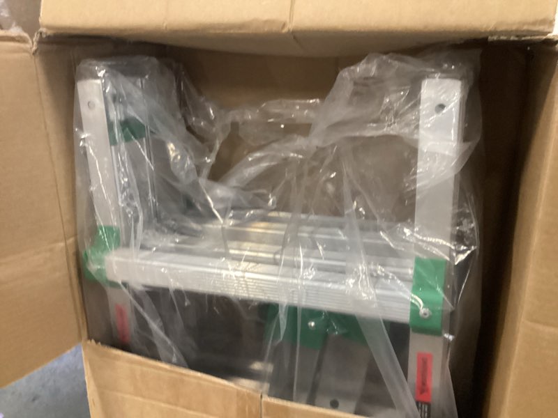 Condition photo showing Good Condition for Ladder, Multi Position 4 Step Ladder Extension, 14 Ft Anti-Slip A Frame Compact Folding Ladder, 330LBS Adjustable Telescopic Aluminum Ladders for Home Stairs Roof Outdoor, Escaleras para Casa