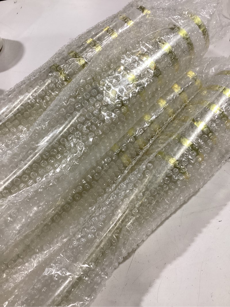 Condition photo showing New/Like New for goodluck 36 pack 6.5 oz plastic gold glitter champagne flutes with gold rim, disposable champagne toasting glasses for wedding, engagement, party, mimosa bar 36 gold glitter