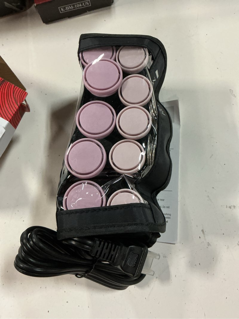 Condition photo showing Good Condition for Remington Compact Ceramic Dual Voltage Hot Rollers for Long and Short Hair, Hair Setters, Hair Curlers, 1-1 ¼" Purple/Black, 10 Piece Set 1 Count (Pack of 1)