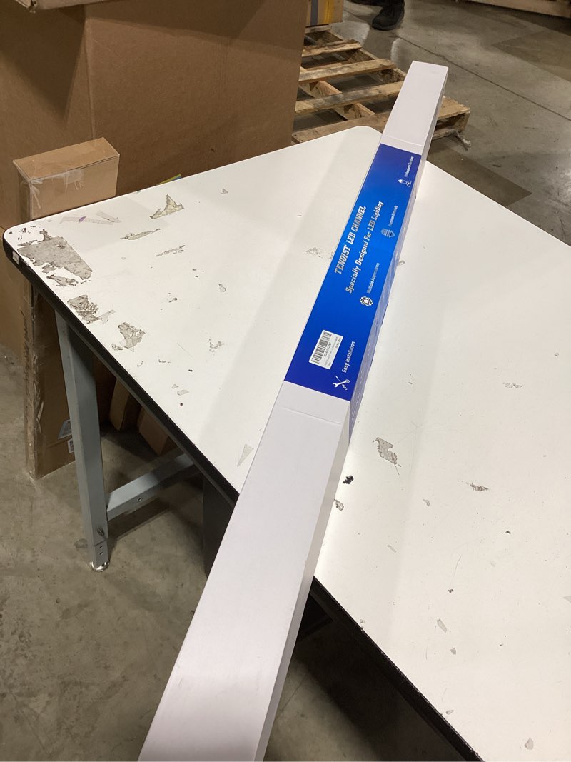 Condition photo showing New/Like New for plaster-in led channel 5 pack 4.6ft/1.4m, led strip aluminum channel with milky diffuser & end caps, drywall trimless recessed aluminum profile for ceiling wall baseboard trim (23ft) 5pack 4.6ft/1.4m