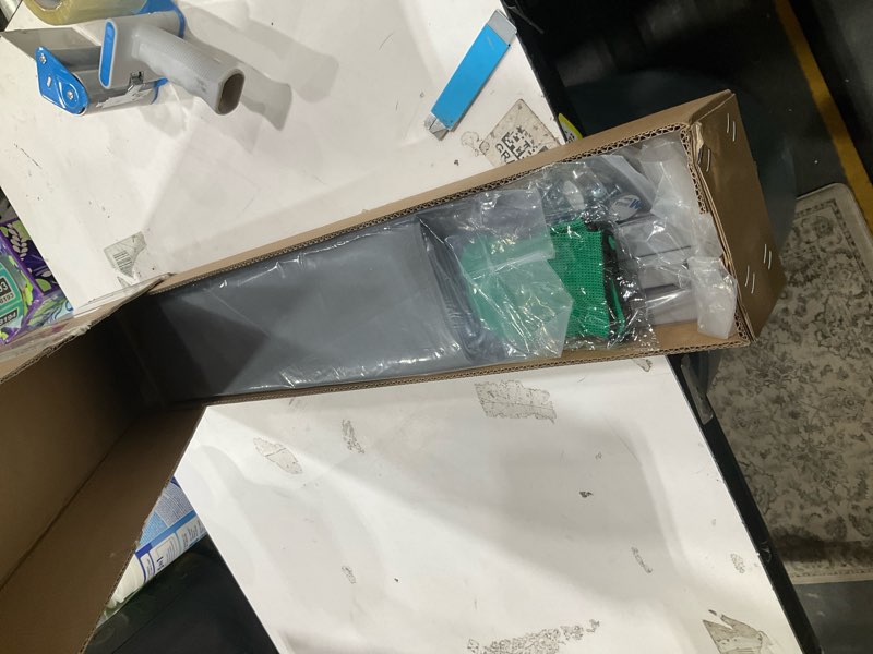 Condition photo showing Good Condition for RANTILA 4 Panel Indoor Foldable Dog Fence Freestanding Dog Gate for Stairs, Hallways, or Doorways for Small Dogs- 68 X 24 Inch, Grey, Need Assembly Gray