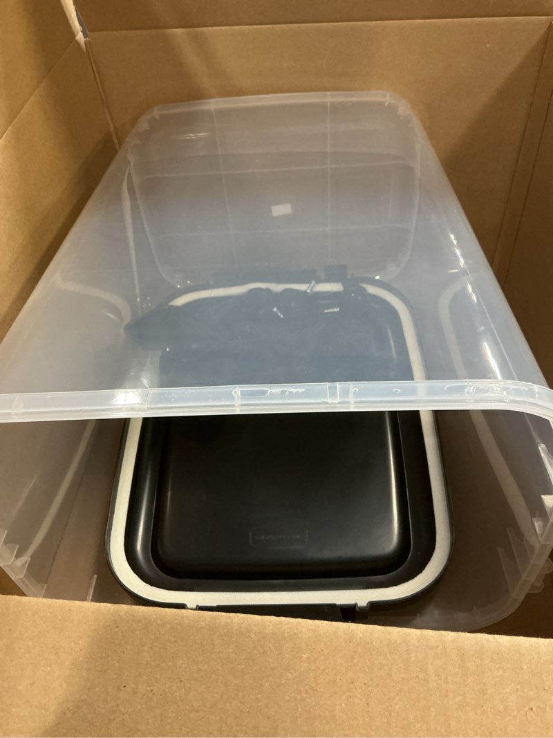 Condition photo showing Good Condition for Amazon Basics Pet Food Storage Container 40lbs 30lbs+10lbs 1