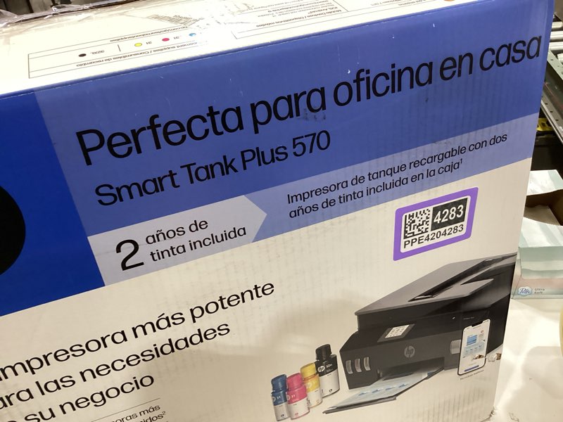 Condition photo showing Good Condition for hp smart tank plus 570 wireless all-in-one ink tank printer with up to 2 years of ink included (5hx14a) black