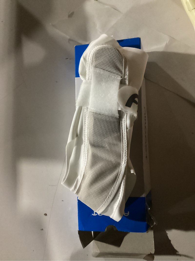 Condition photo showing As Is for Aircast A60 Ankle Support Brace, Right Foot, White, Medium White (Right Foot) Medium (Pack of 1)