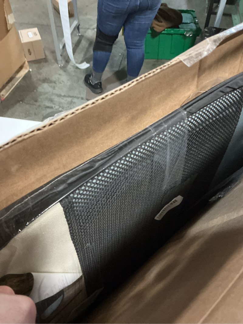 Condition photo showing Good Condition for Large Dog Cat Playpen, Puppy Pet Playpen Indoor for Small Dog Crate Tent Cage Outdoor, Portable Pop Up Dogs Enclosure Kennel with Carrying Case for Dogs/Cats/Rabbits, Grey Grey Large
