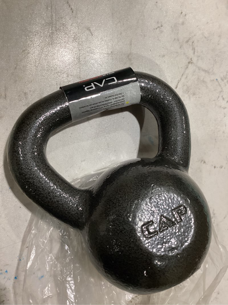Condition photo showing Good Condition for cap barbell cast iron kettlebell - singles and sets, multiple weight choices 35 pounds set