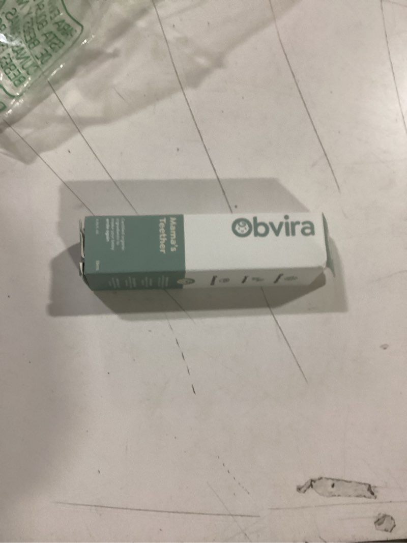 Condition photo showing Good Condition for Original Obvira Mamas Teething Roller with Chamomile & Rose Oil, Gentle Massage Applicator for Soothing Infant Teething Pain