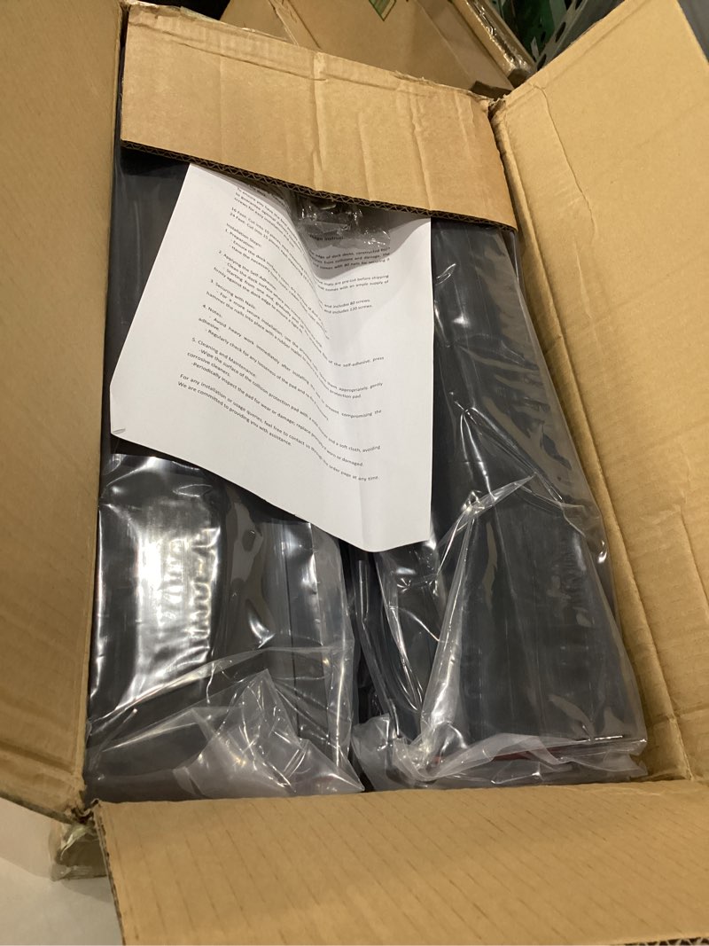 Condition photo showing Good Condition for Nalwort Dock Bumpers 16 Feet and 24 Feet, Full Protection Dock Fender for Straight Edge and Side, Boat Dock Bumpers for Edging, Includes Mounting Screws, Black Gray Blue Brown Green Orange Yellow black 16 feet