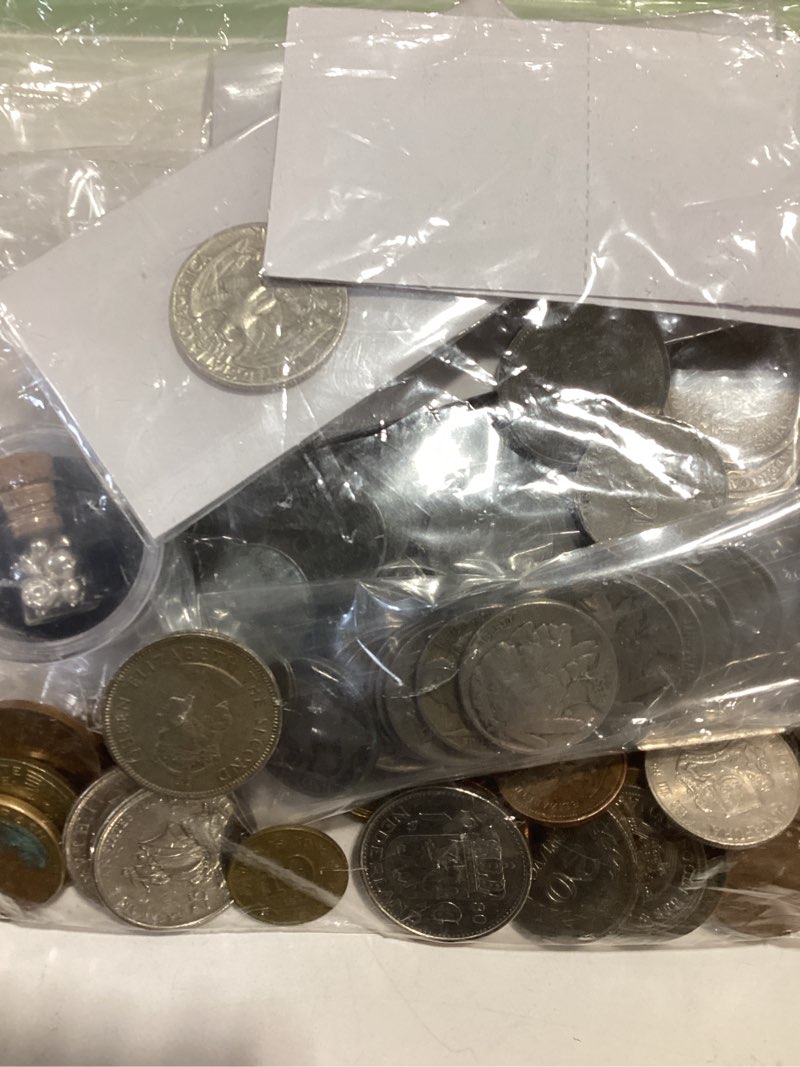 Condition photo showing As Is for Various vintage/foreign coins