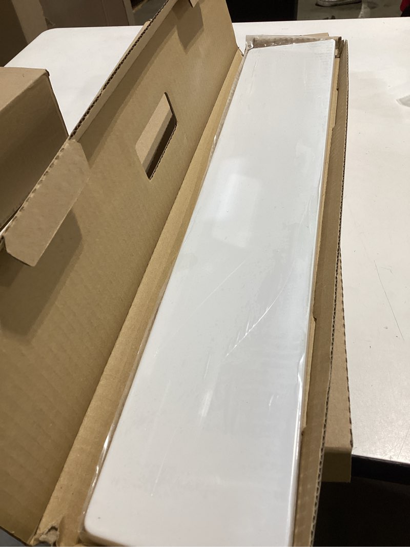 Condition photo showing Good Condition for design house 550905 universal cultured marble side splash 21.5 inch, solid white