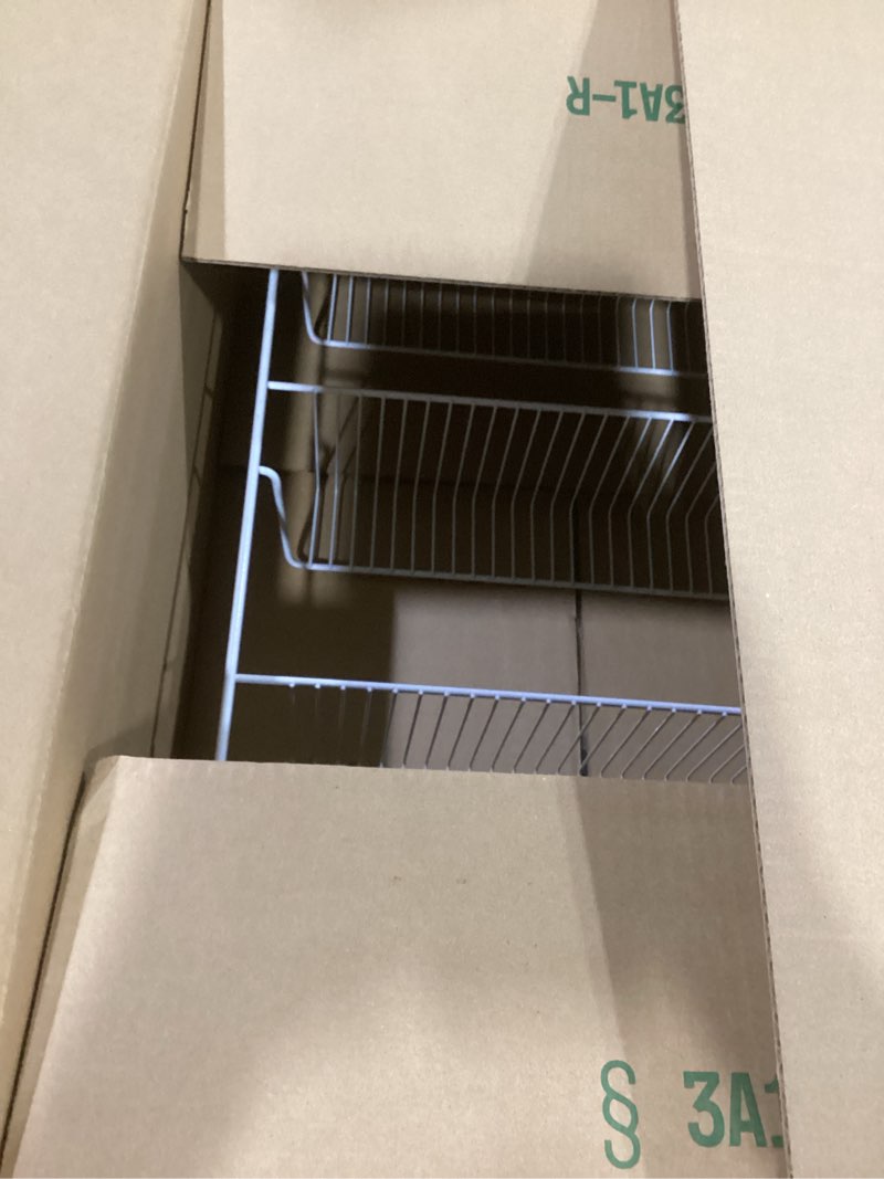 Condition photo showing Good Condition for ClosetMaid 8033 4-Tier Wall Rack, 18-Inch Wide, White 18-Inch Wide 4-Tier