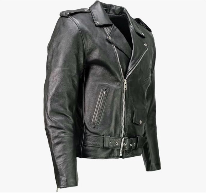 milwaukee leather lkm1703 men's classic black premium leather motorcycle biker rider jacket - 5x-lar