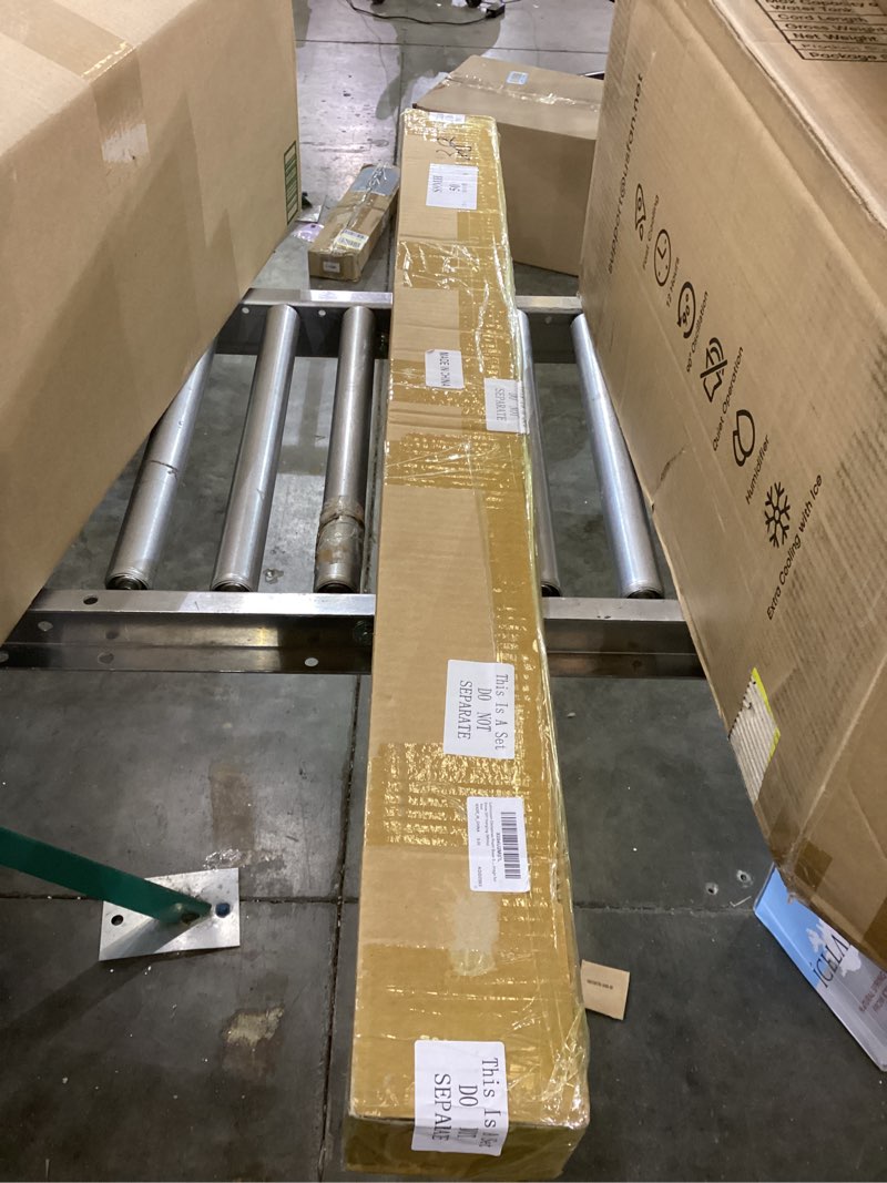 Condition photo showing New/Like New for Leinuosen Christmas Front Door Garland Hanger 43-74 Inch Adjustable Christmas Wreath Hanger Stainless Steel Retractable Rod with 3 Green Tie Ropes No Nail Screw No Damage for Xmas DIY Hanging (White)