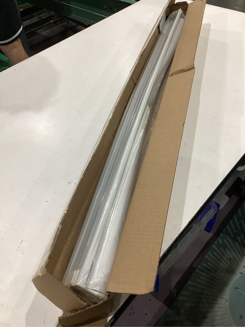Condition photo showing As Is for chicology cordless roller shades blackout window blinds, snap-n-glide smooth lift system, thermal insulated uv protection, easy install for bedroom living room sliding door, byssus white, 39"w x 72"h byssus white 39"w x 72"h