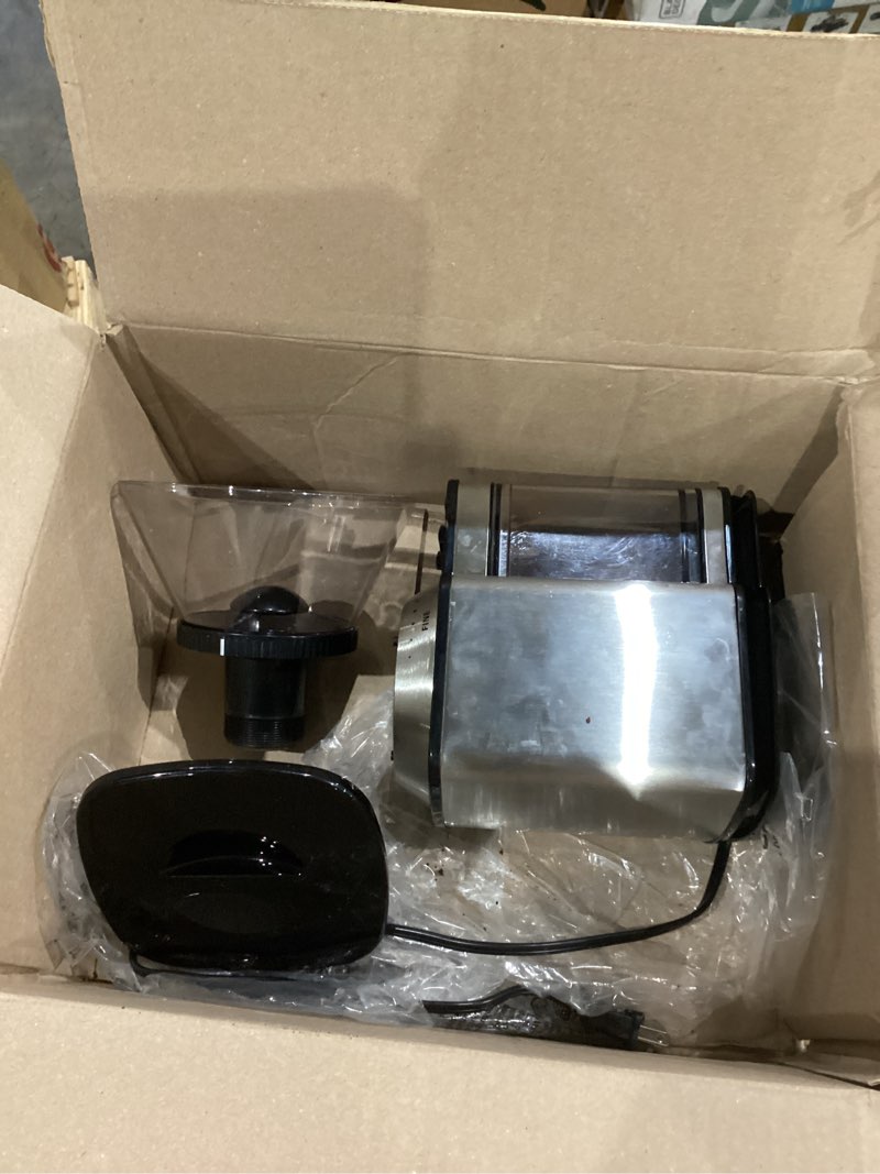 Condition photo showing As Is for Cuisinart Coffee Grinder, Electric One-Touch Automatic Burr Coffee Grinder with 18-Position Grind Selector, Cup Size Selector for 4 – 18 Cups, DBM-8P1, Black Stainless Burr Mill Stainless Steel