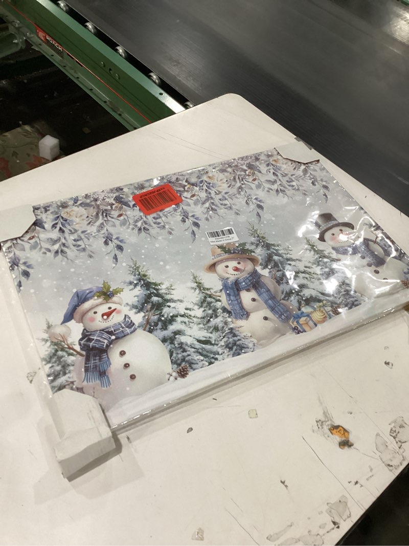 Ai generated snowman print 