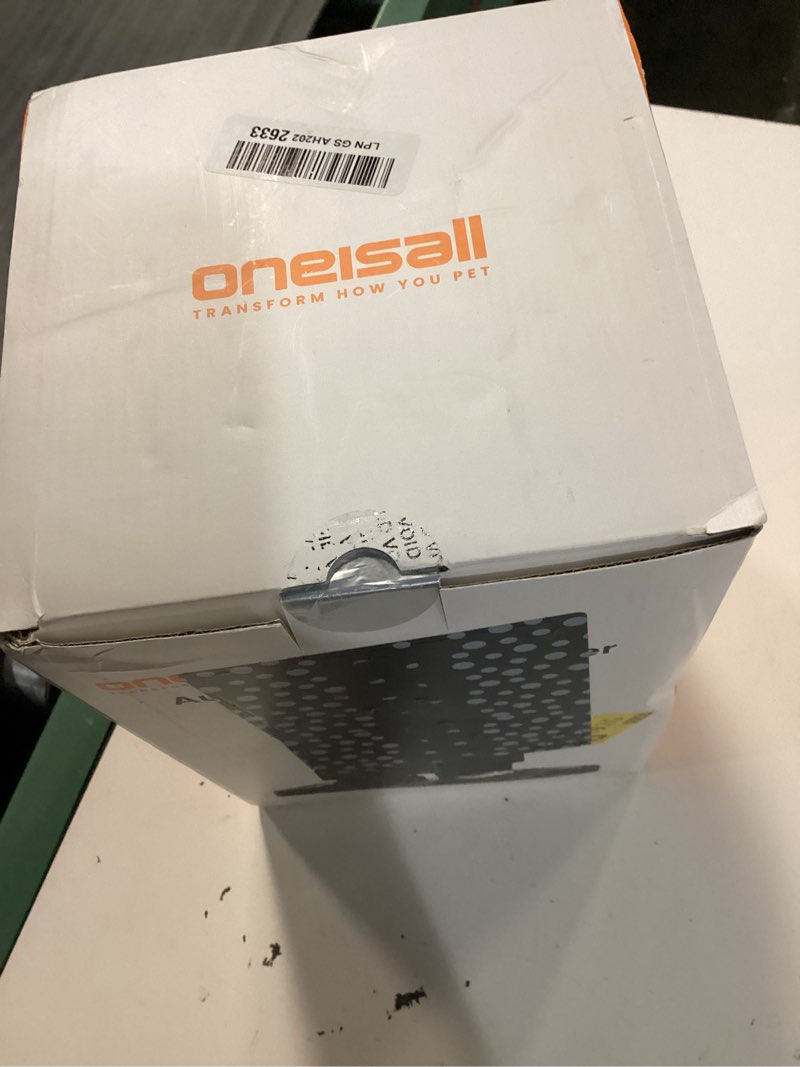 Condition photo showing New/Like New for oneisall automatic cat feeder for 2 cats, 20 cups/5l automatic cat food dispenser for small pets indoor, timed cat feeder for dry food black standard