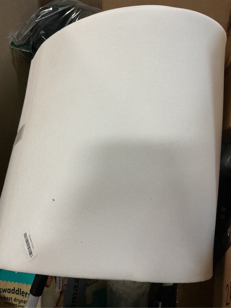 Condition photo showing As Is for FOAMYFOAM High Density 2 inch Thick, 24 inch Wide, 96 inch Long Upholstery Foam, Cushion Replacement