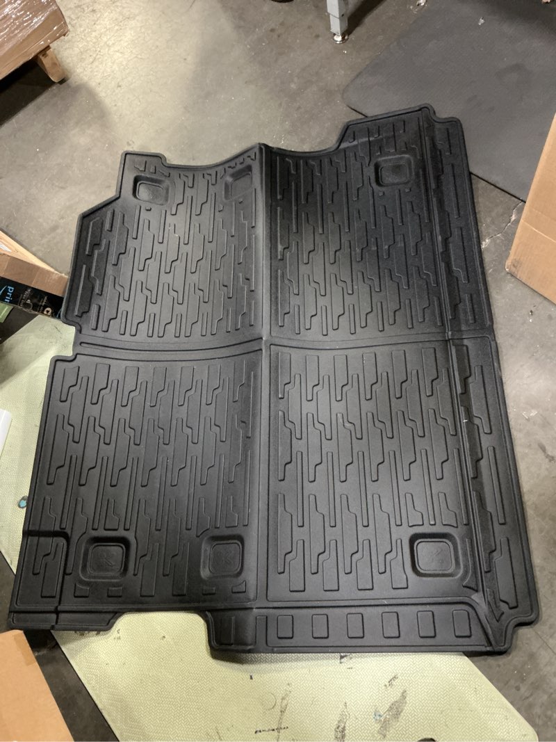 Condition photo showing Good Condition for cargo liner fit for 2021-2025 jeep wrangler jl unlimited 4xe 4 door, cargo mat tpe trunk mat all-weather protection trunk liners for 2024 jeep wrangler jl/jlu accessories for 21-25 jlu 4xe cargo mat