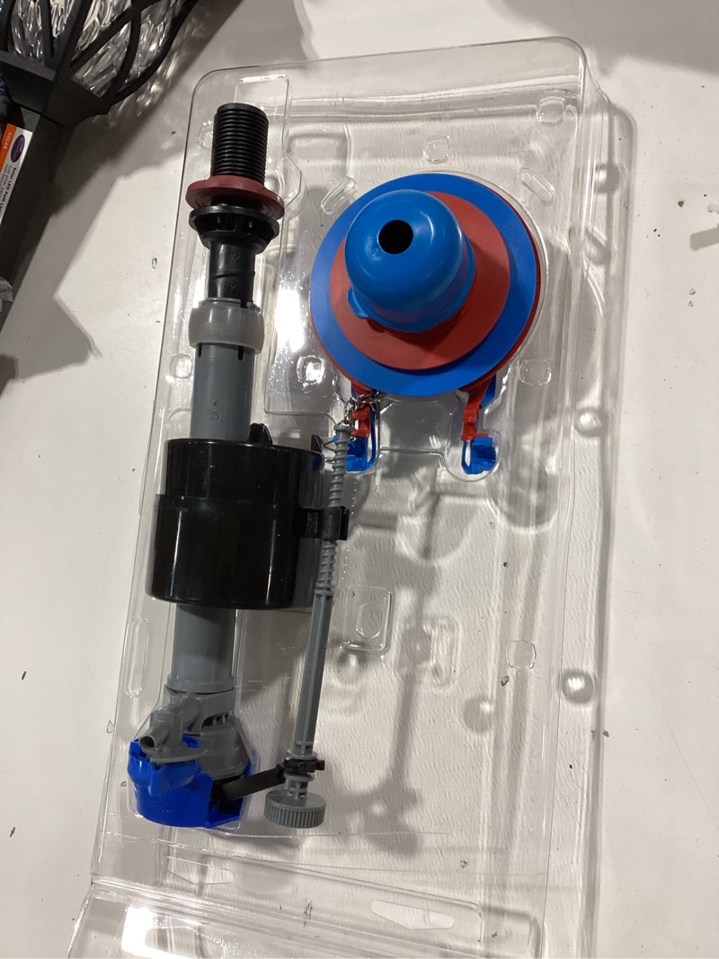 Condition photo showing Good Condition for fluidmaster performax fill valve and flapper kit multicolored plastic/rubber for universal