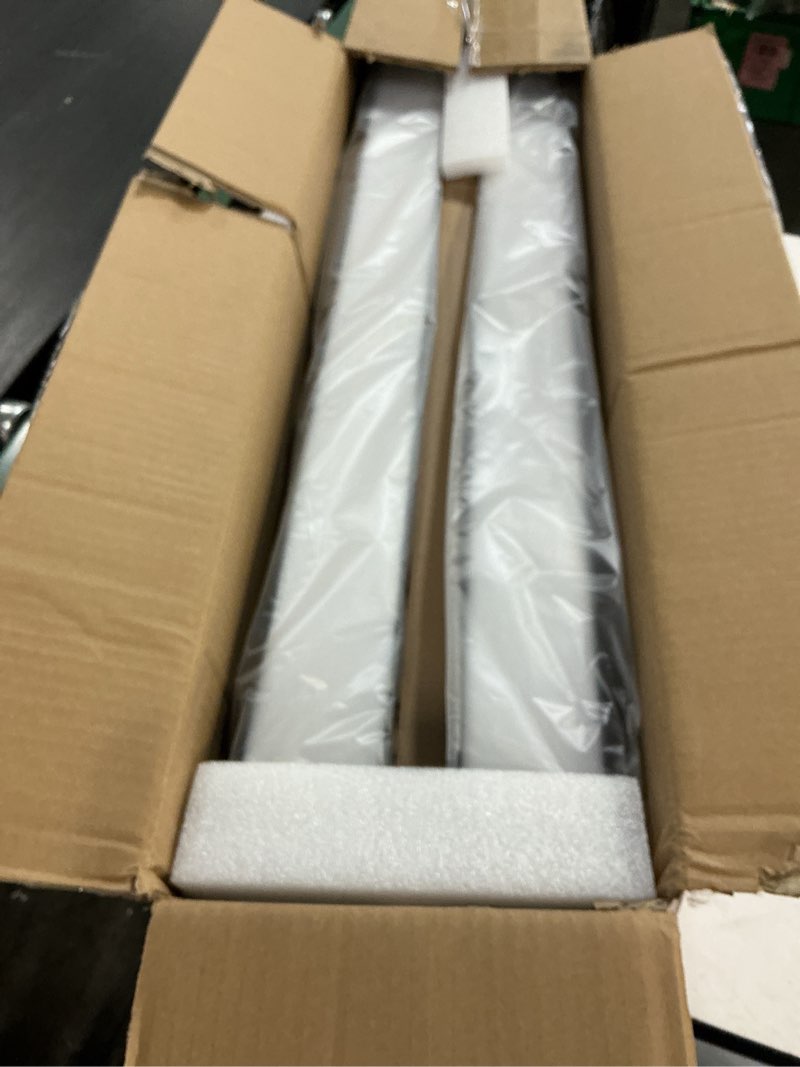 Condition photo showing New/Like New for dakason 4ft led linear lights, 40w 3000k/4000k/5000k selectable hanging light, 4’ linkable office shop light fixture, 0-10vdimmable architectural lighting fixture etl listed for gym retails 4pack black 4ft-4pack