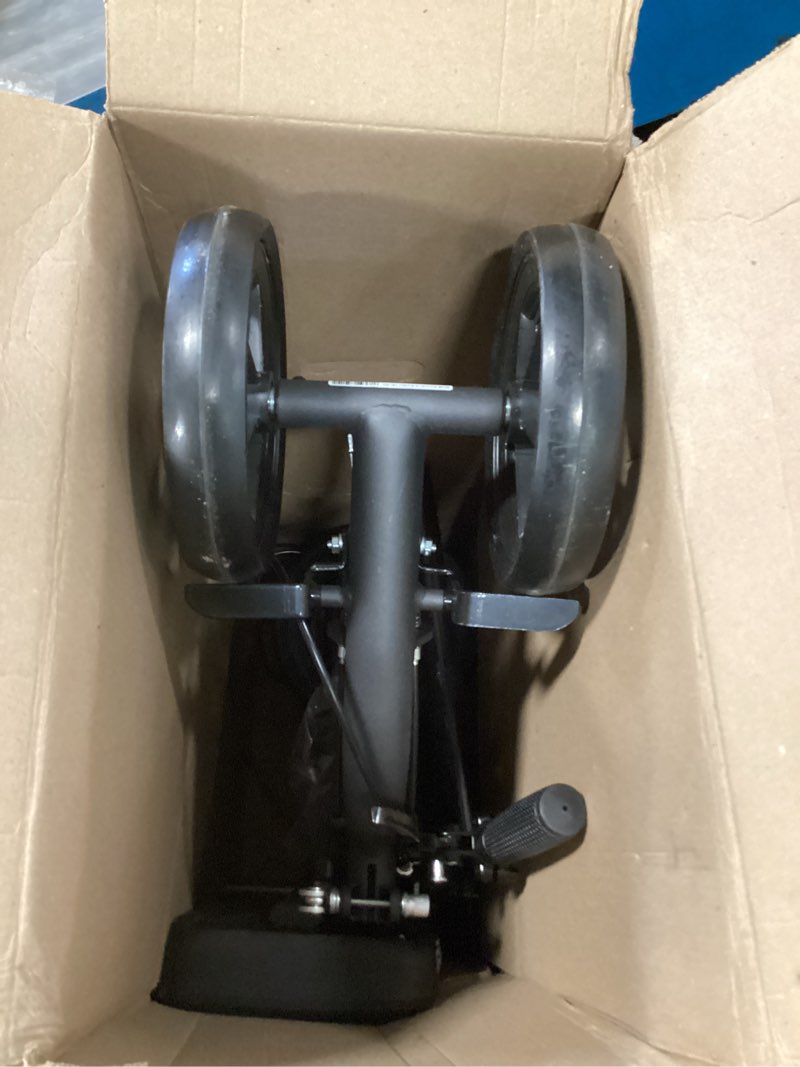 KneeRover Economy Knee Scooter Steerable Knee Walker for Adults for Foot Surgery, Broken Ankle, Foot Injuries - Foldable Knee Rover Scooter for Broken Foot Injured Leg Crutch with Dual Brakes (Black)