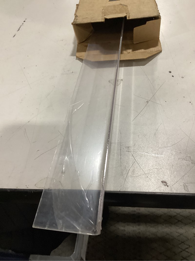 Condition photo showing Good Condition for CLAWGUARD Plexiglass Window Sill Protector – Thick Crystal Clear Window Sill Cover & Extender – Window Ledge Protector for Dogs & Cats (35.5in. x 2.25in.) Window Sill Protector 35.5 in. x 2.25 in.