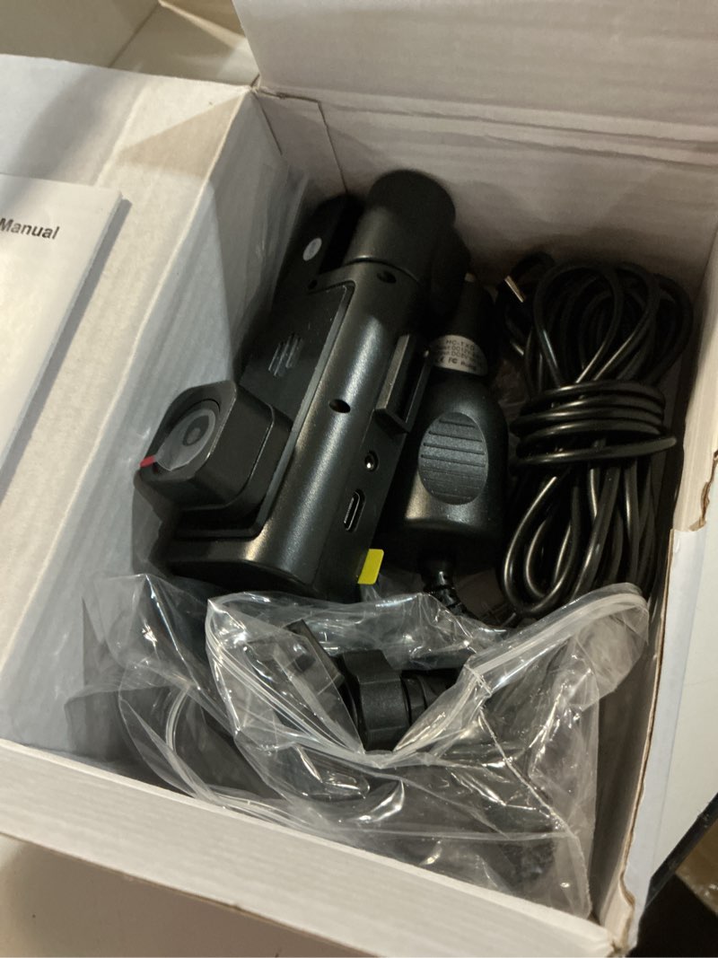 Condition photo showing Good Condition for wifi 1080p dual dash camera for car front and inside dashcam car security video recorder,170°wide angle vehicle cam,wdr,g-sensor,loop recording,night vision (wifi dual dash cam with 32g card)