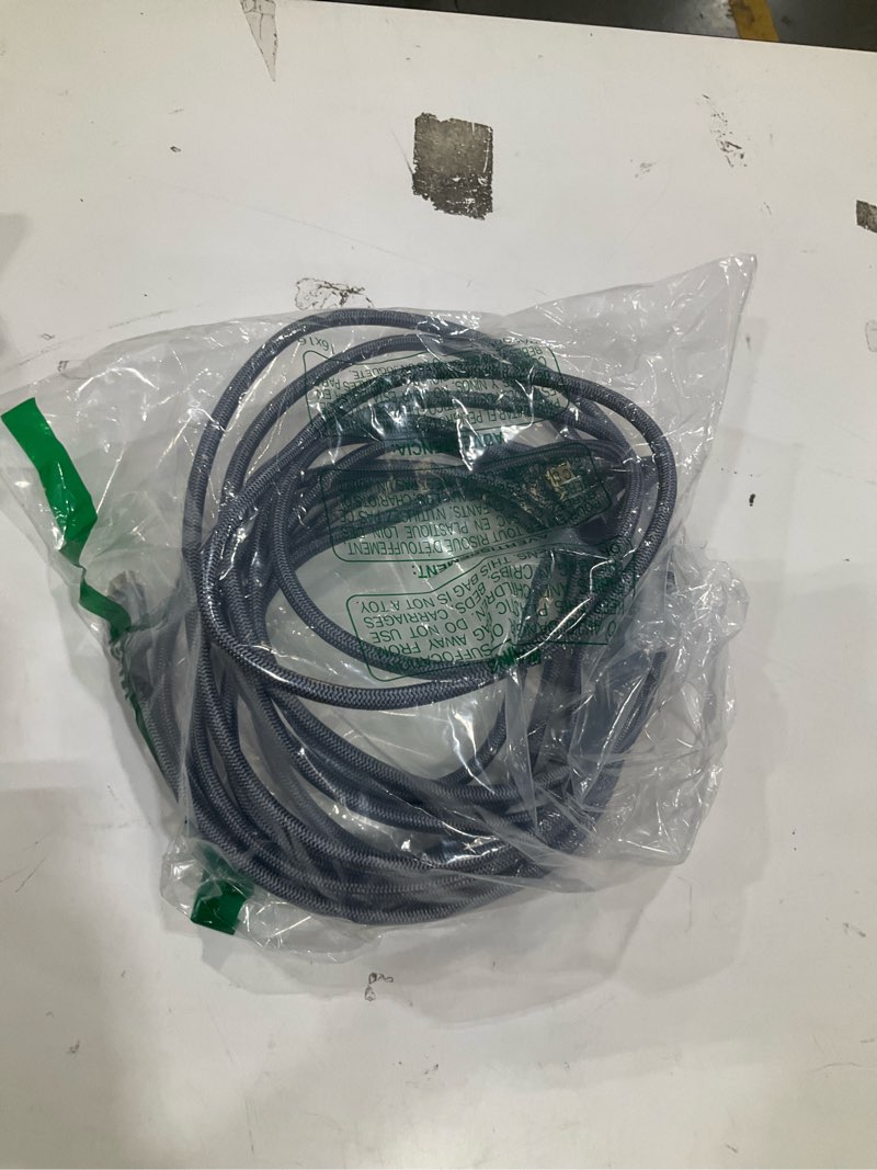 Condition photo showing New/Like New for highwings long 8k hdmi cable 25ft 48gbps, 2.1 high speed gaming cord 4k@120hz 8k@60hz rtx 3090 earc 3d compatible for ps5, uhd tv and blu-ray player 25 feet grey