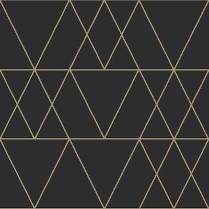 Origin 21 30.75-sq ft Black Vinyl Geometric Self-adhesive Peel and Stick Wallpaper