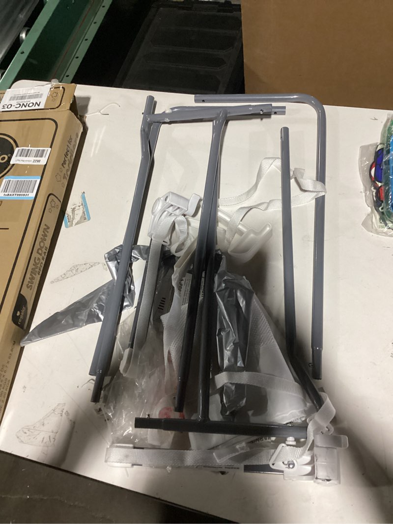 Condition photo showing As Is for Regalo Safety Swing Down Bed Rail Guard for Toddlers, Bed Safety Rail with Patented Gap Guard, Fits Twin, Full & Queen Mattress, White, Tested & Safe for 30 Years, American Designed, Family Owned 43 Inch
