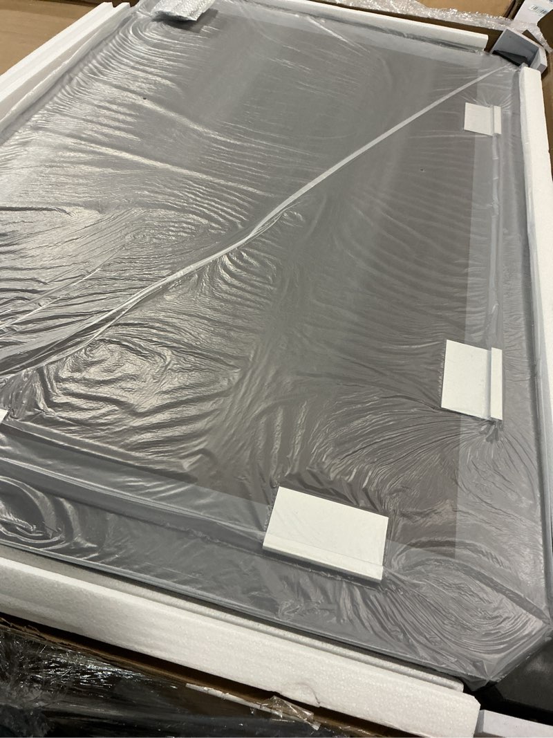 Condition photo showing Good Condition for Hasipu Home Gym Workout Mirror 48" L x 30" W-2pcs Large Full Length Mounted Full Body Frameless Mirror for Workout, Yoga, Garage, Bedroom, Dance 48"L x 30"W-2pcs Frameless Gym Mirror