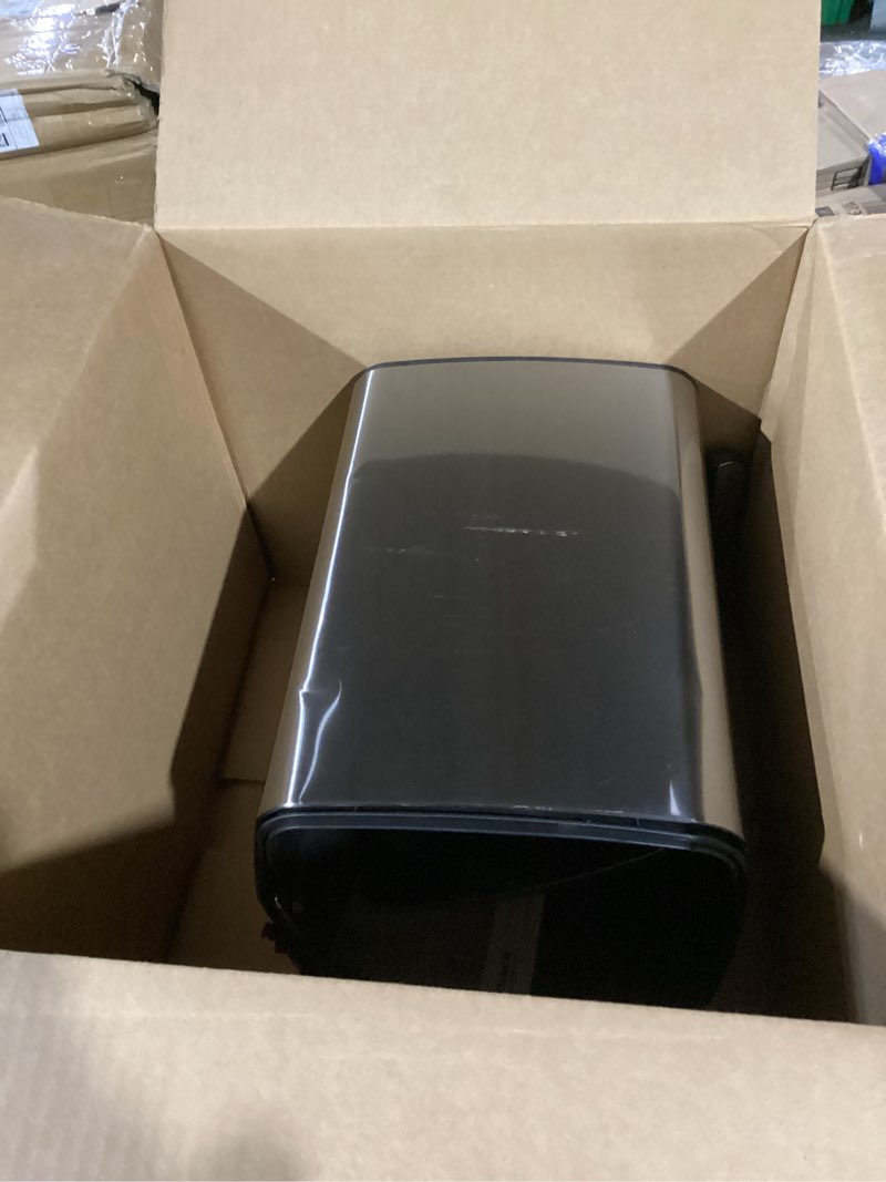 songmics kitchen trash can, 5.2-gallon (20 l) trash bin, stainless steel garbage can, with inner buc