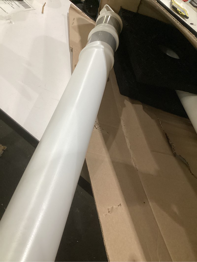 cortina ez grab delineator 45" post, 3" hip collars with 10 lb base, 03-747wrbc-2, white, 2 pack