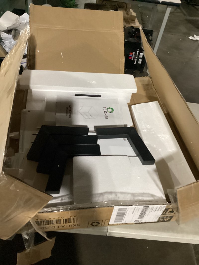 taohfe modern mid century wooden nightstand with drawer - 22 inch bedside table with storage for bed